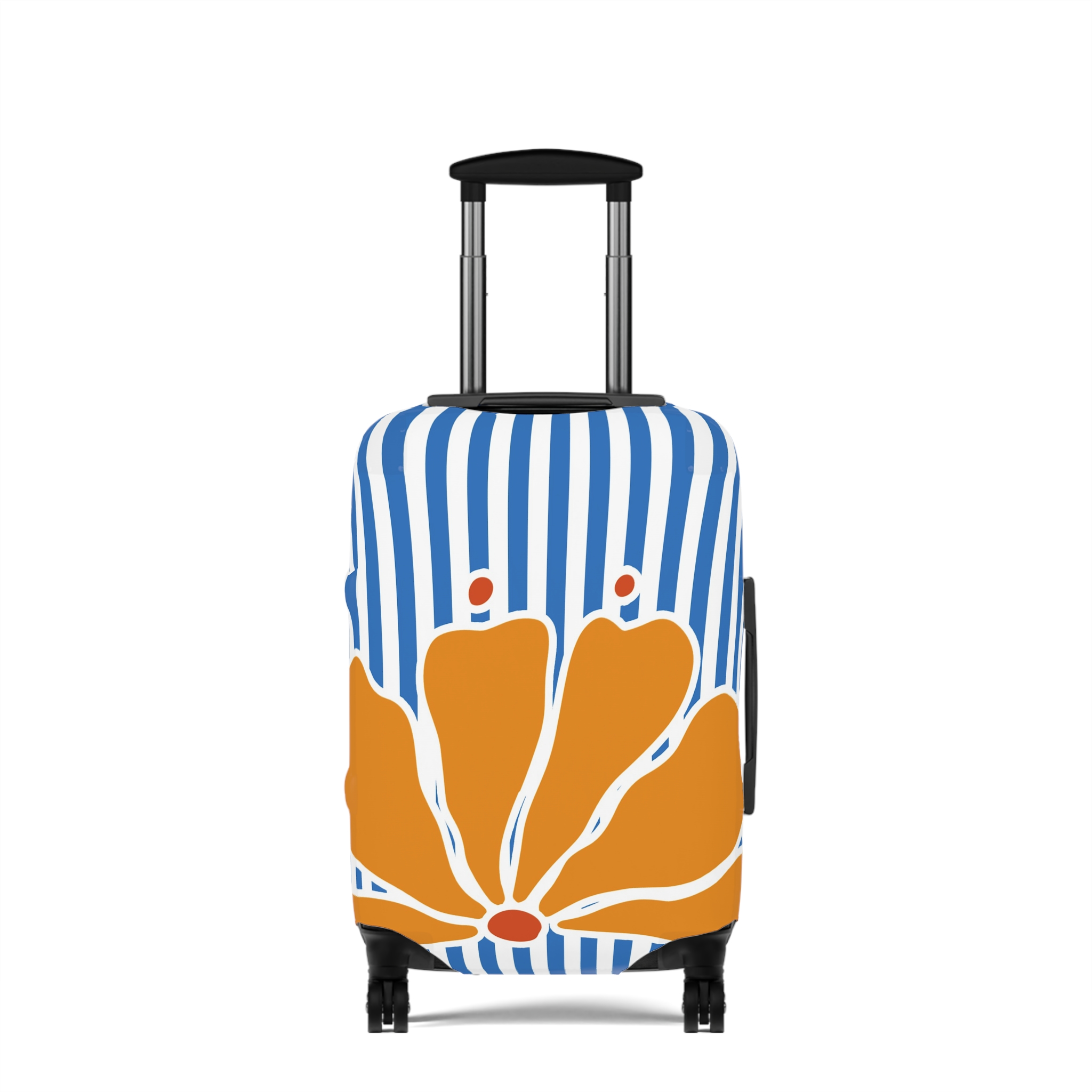 Bold floral print pattern women travel gift for her luggage cover for suitcase protector cover travel accessories gift Italy themed travel